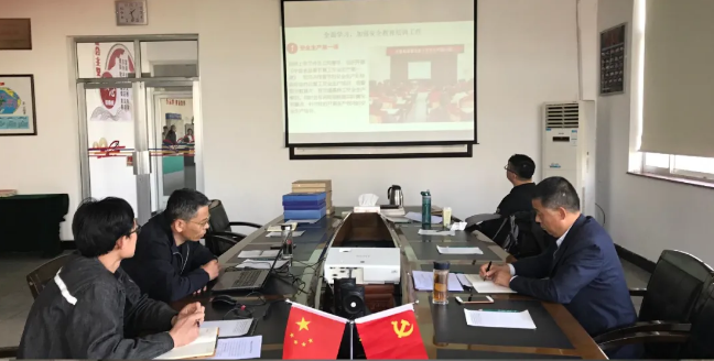 中鲁远洋安全检查组检查中鲁食品、中鲁冷藏安全生产工作