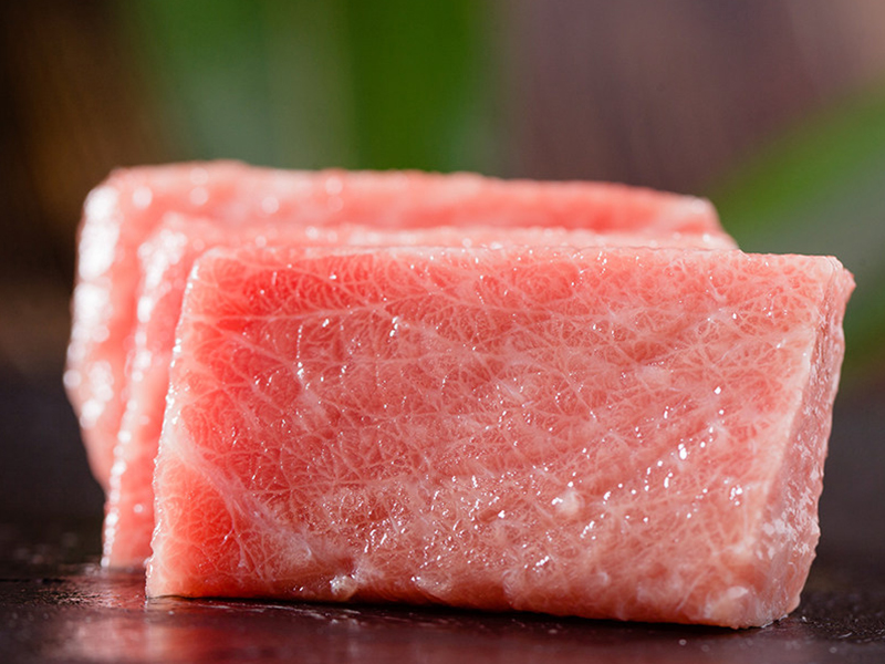 蓝鳍金枪鱼大腹切片-金枪鱼生食-山东省中鲁远洋(烟台)食品有限公司